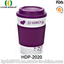 Tasse de café en plastique à double paroi sans BPA de ventes chaudes (HDP-2020)
